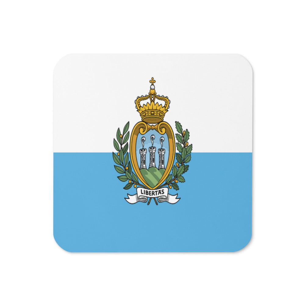 National Flag Coasters - Collection 2 San Marino coaster