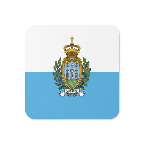 National Flag Coasters - Collection 2 San Marino / 3.74x3.74