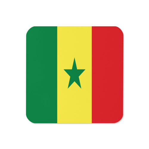 National Flag Coasters - Collection 2 Senegal / 3.74x3.74