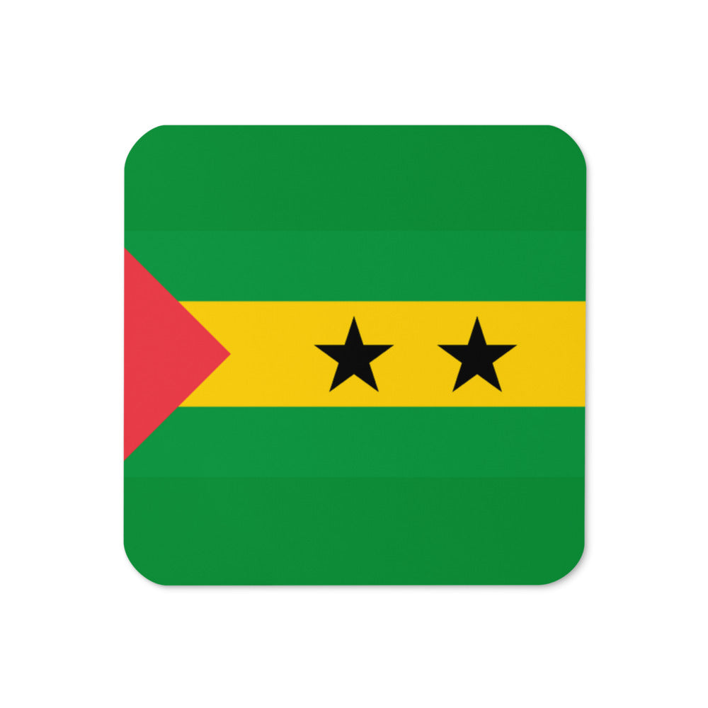 National Flag Coasters - Collection 2 Sao Tome & Principe coaster