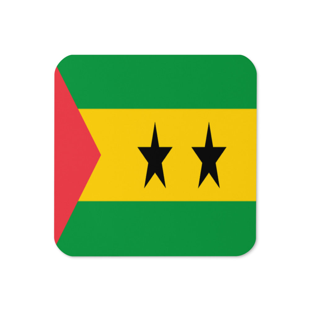 National Flag Coasters - Collection 2 Sao Tome & Principe coaster