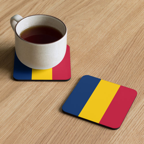 National Flag Coasters - Collection 2 Chad / 3.74x3.74