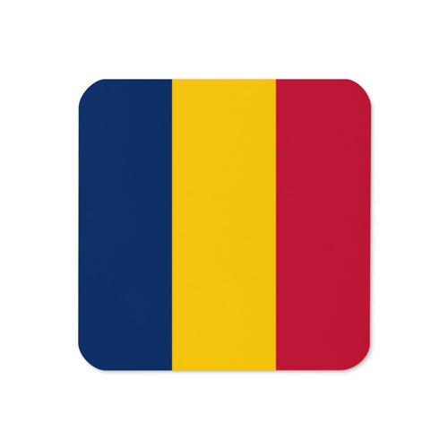 National Flag Coasters - Collection 2 Chad / 3.74x3.74