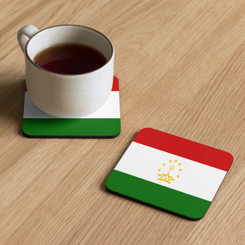 National Flag Coasters - Collection 2 Tajikistan / 3.74x3.74
