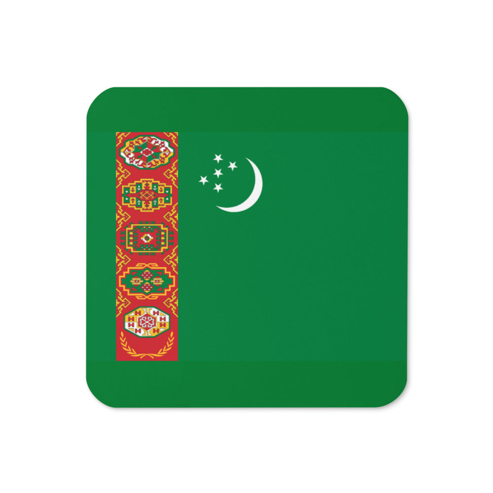 National Flag Coasters - Collection 2 Turkmenistan coaster