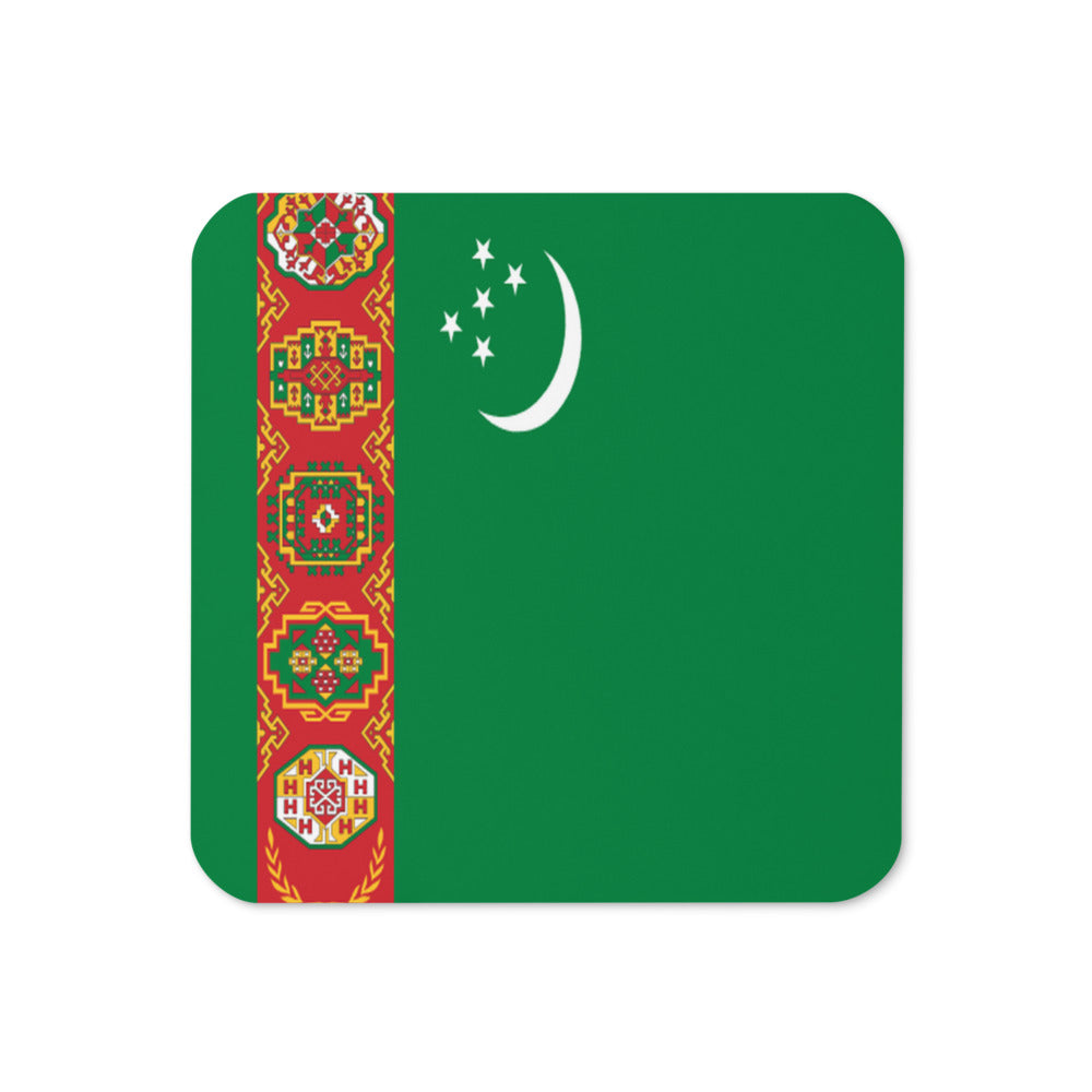 National Flag Coasters - Collection 2 Turkmenistan coaster