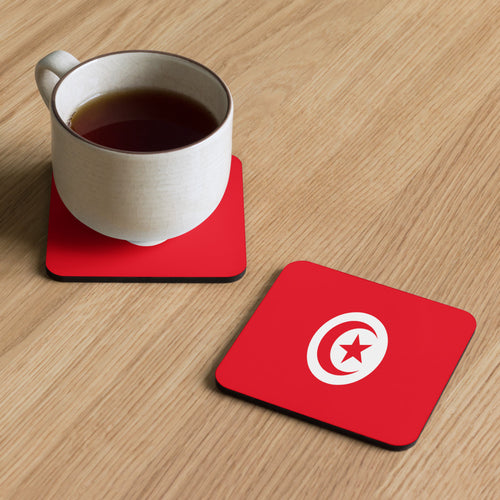 National Flag Coasters - Collection 2 Tunisia / 3.74x3.74