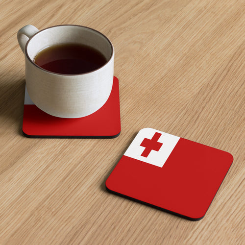 National Flag Coasters - Collection 2 Tonga / 3.74x3.74