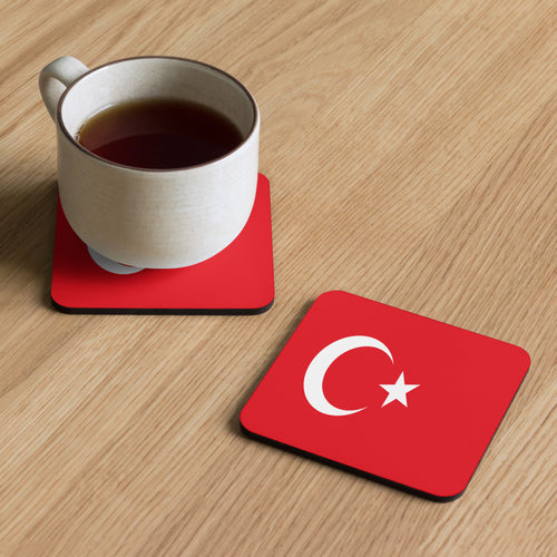 National Flag Coasters - Collection 2 Turkey / 3.74x3.74