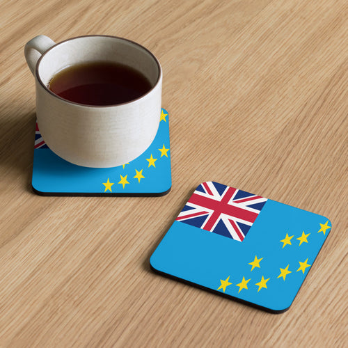 National Flag Coasters - Collection 2 Tuvalu / 3.74x3.74