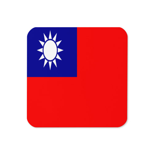 National Flag Coasters - Collection 2 Taiwan / 3.74x3.74