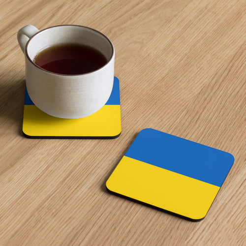 National Flag Coasters - Collection 2 Ukraine / 3.74x3.74