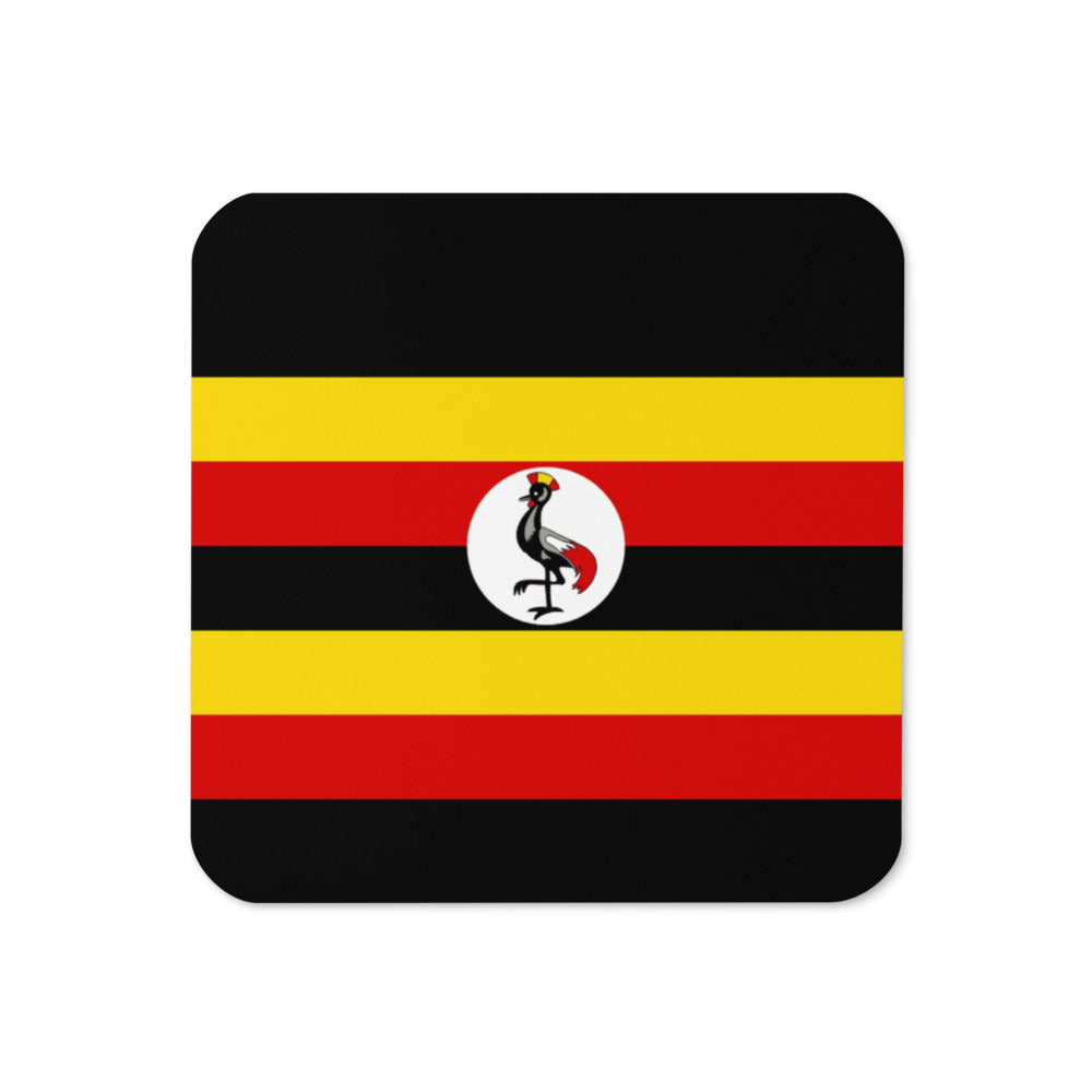 National Flag Coasters - Collection 2 Uganda coaster