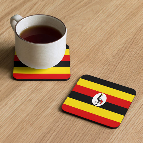 National Flag Coasters - Collection 2 Uganda / 3.74x3.74