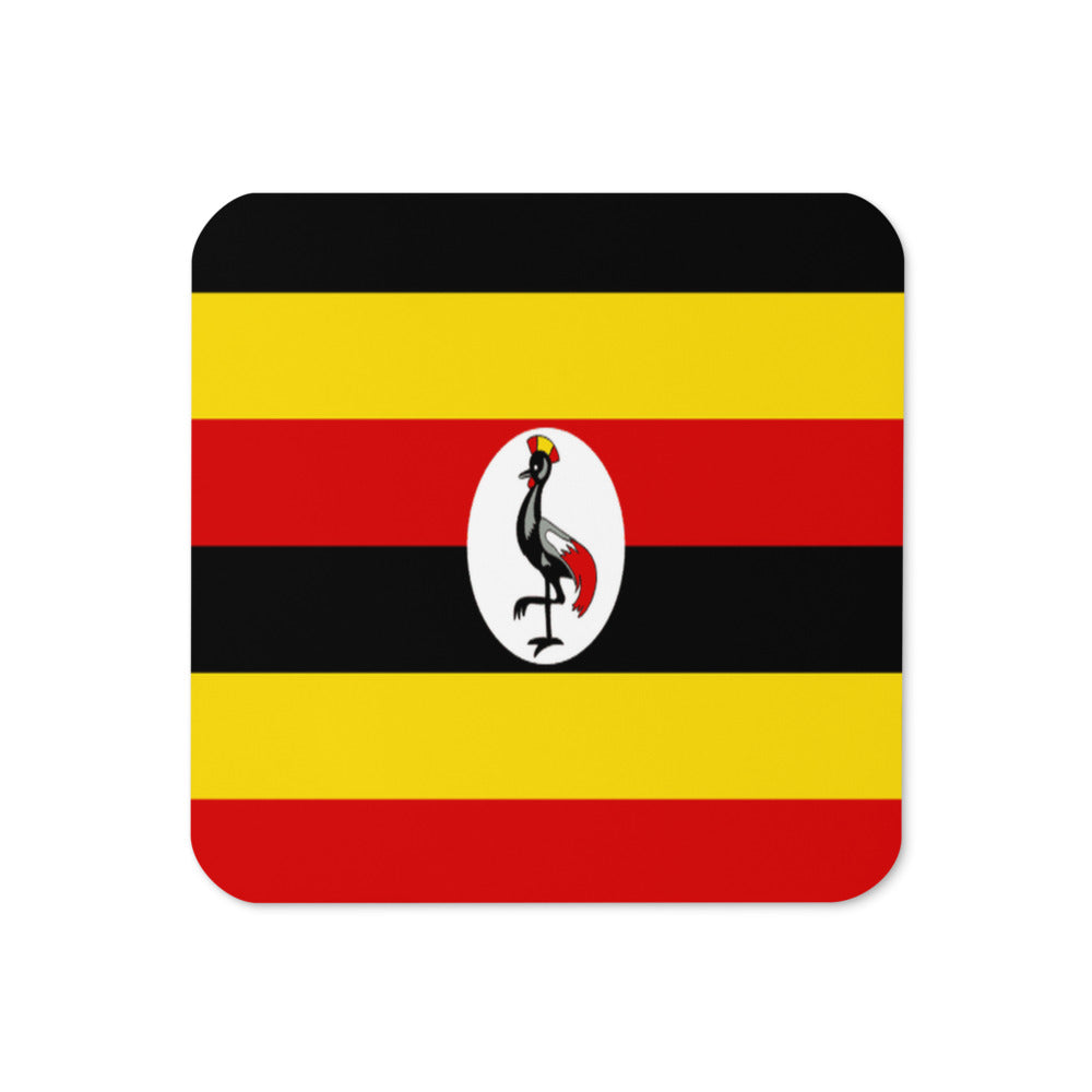 National Flag Coasters - Collection 2 Uganda coaster