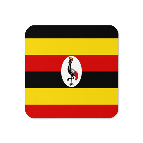 National Flag Coasters - Collection 2 Uganda / 3.74x3.74