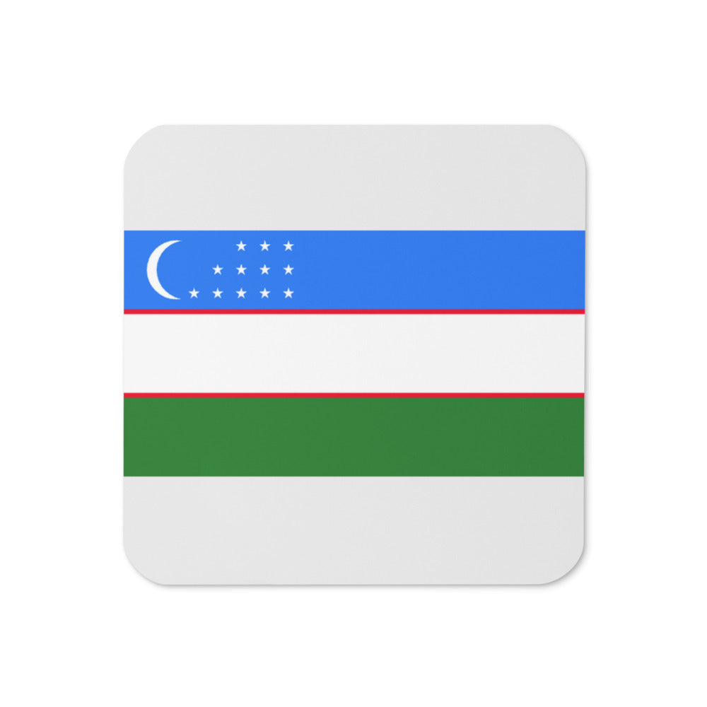 National Flag Coasters - Collection 2 Uzbekistan coaster