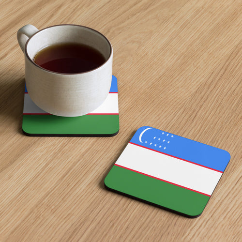 National Flag Coasters - Collection 2 Uzbekistan / 3.74x3.74