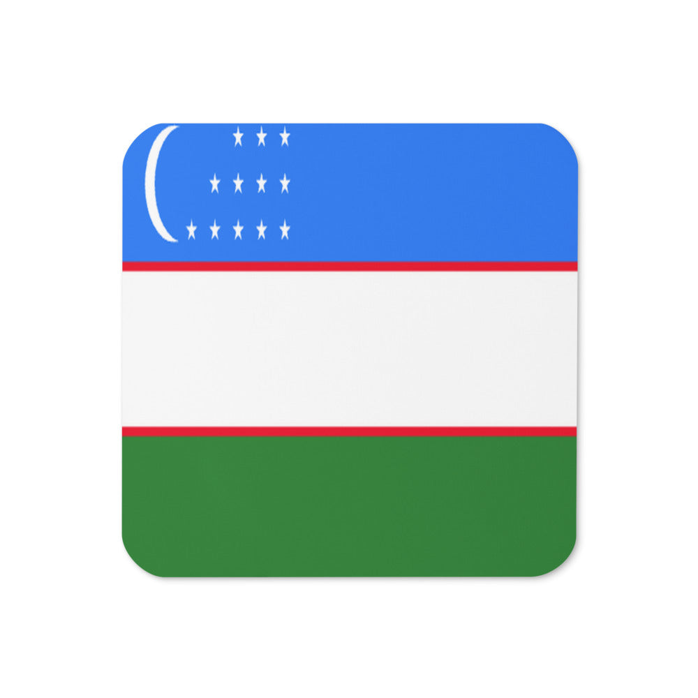 National Flag Coasters - Collection 2 Uzbekistan coaster