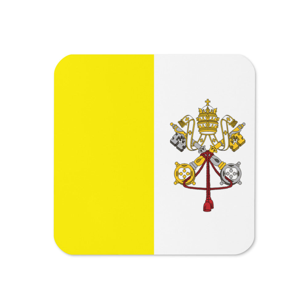 National Flag Coasters - Collection 2 Vatican City coaster