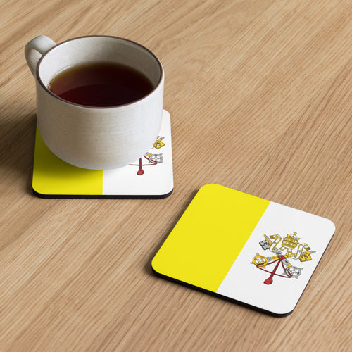 National Flag Coasters - Collection 2 Vatican City / 3.74x3.74