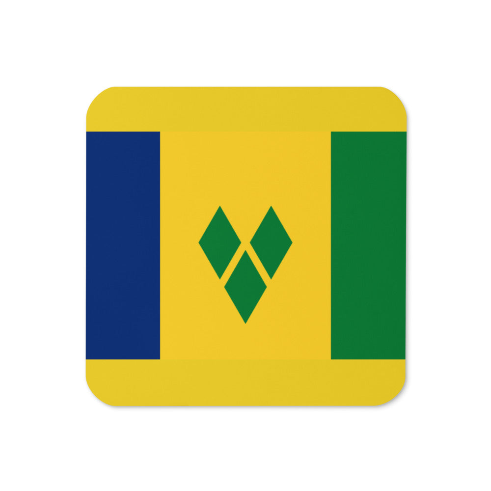 National Flag Coasters - Collection 2 St. Vincent & Grenadines coaster