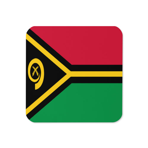 National Flag Coasters - Collection 2 Vanuatu / 3.74x3.74
