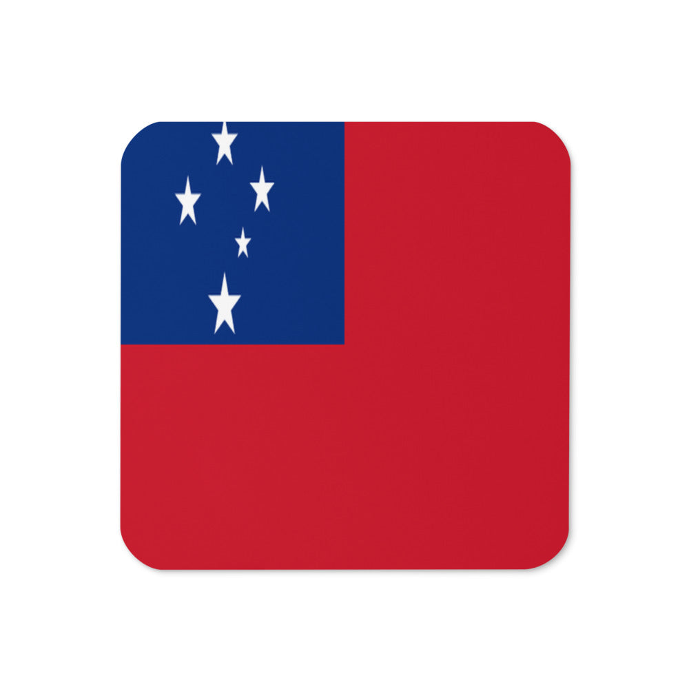 National Flag Coasters - Collection 2 Samoa coaster