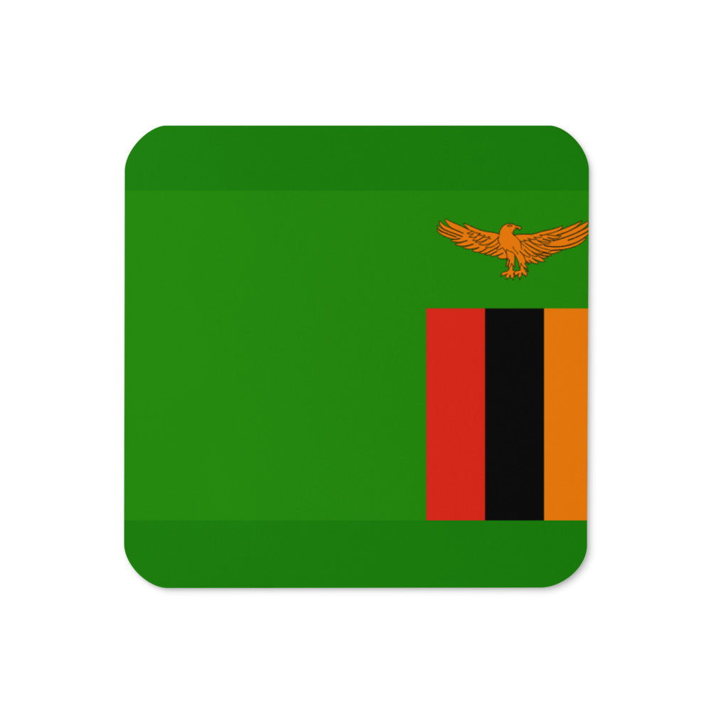 National Flag Coasters - Collection 2 Zambia coaster