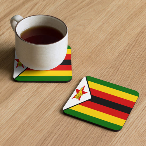 National Flag Coasters - Collection 2 Zimbabwe / 3.74x3.74