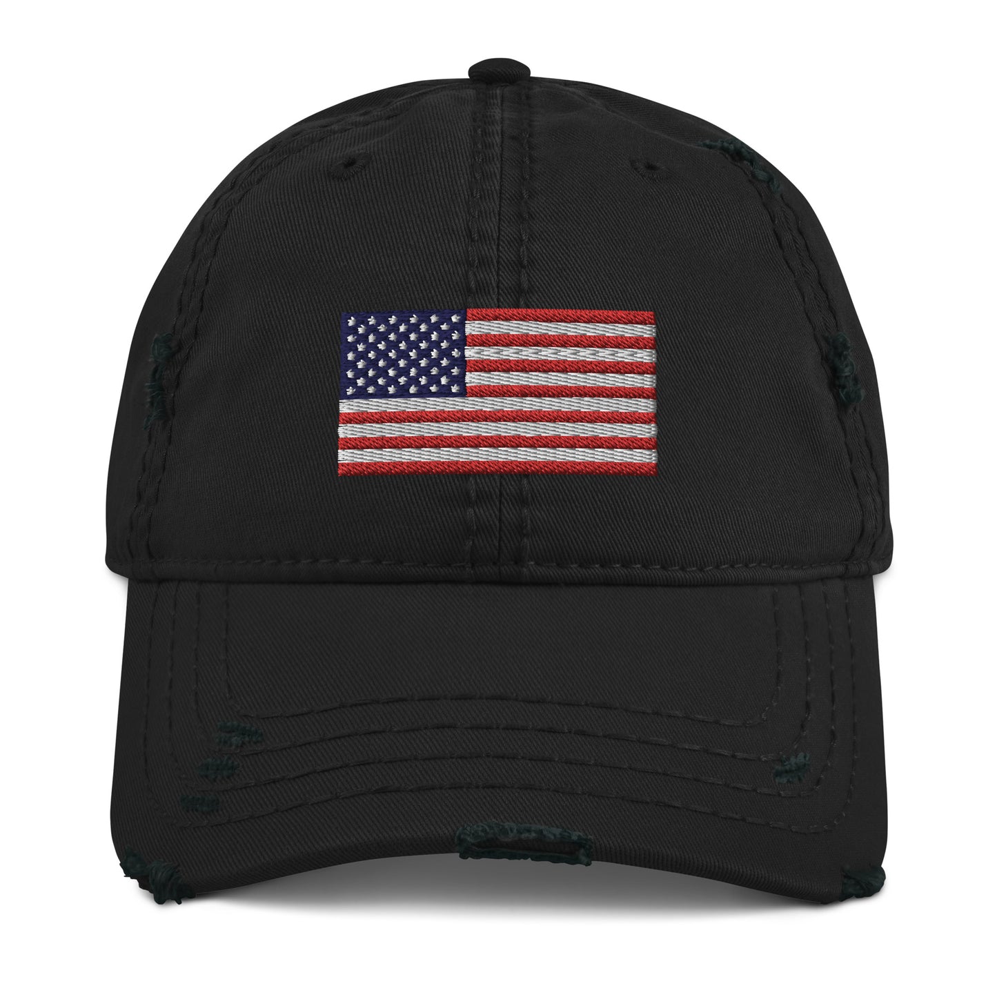 Stars and Stripes Explorer Distressed Dad Hat