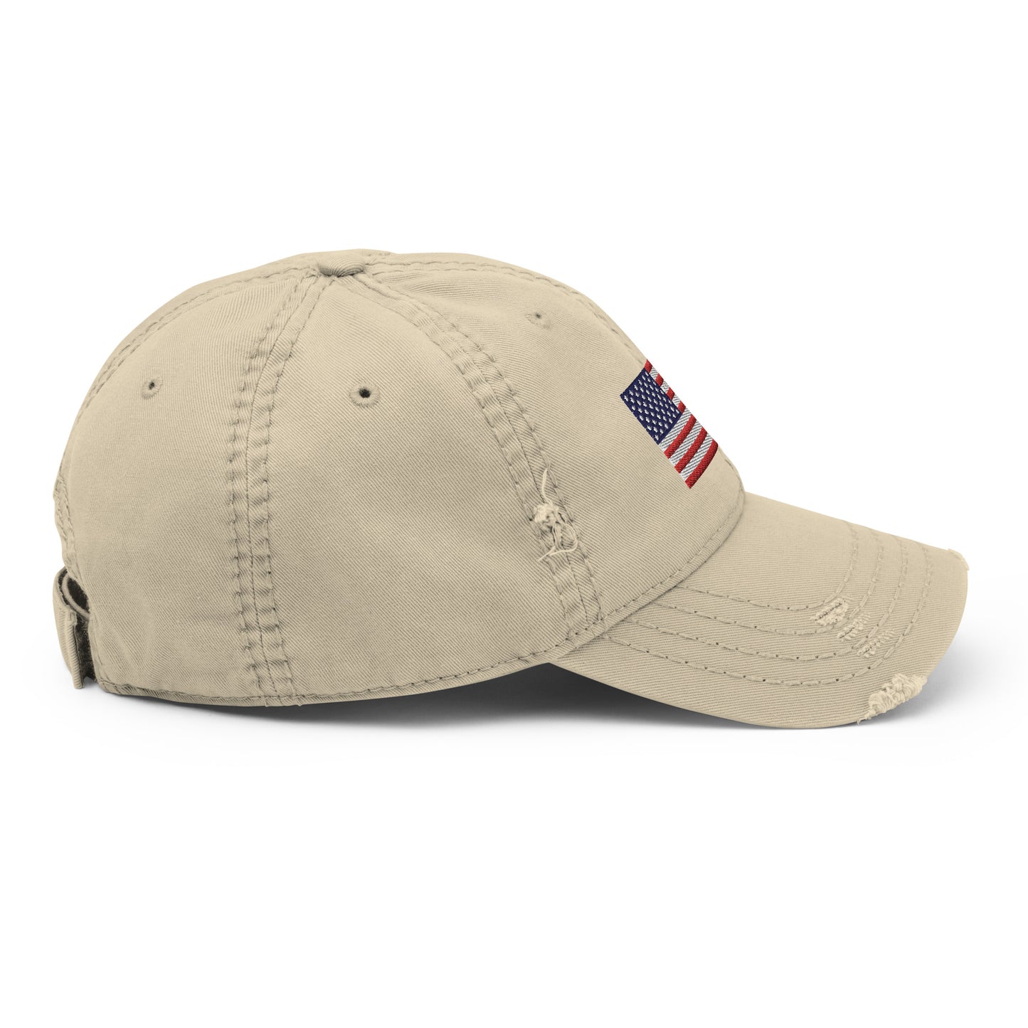 Stars and Stripes Explorer Distressed Dad Hat