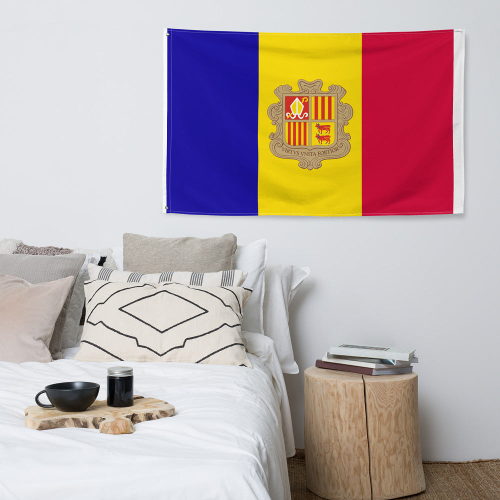 National Flag Wall Flags - Collection 1 Andorra flag
