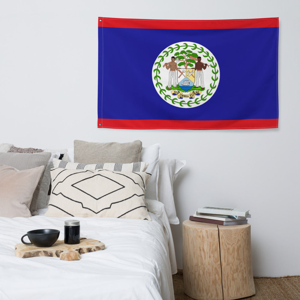 National Flag Wall Flags - Collection 1 Belize flag