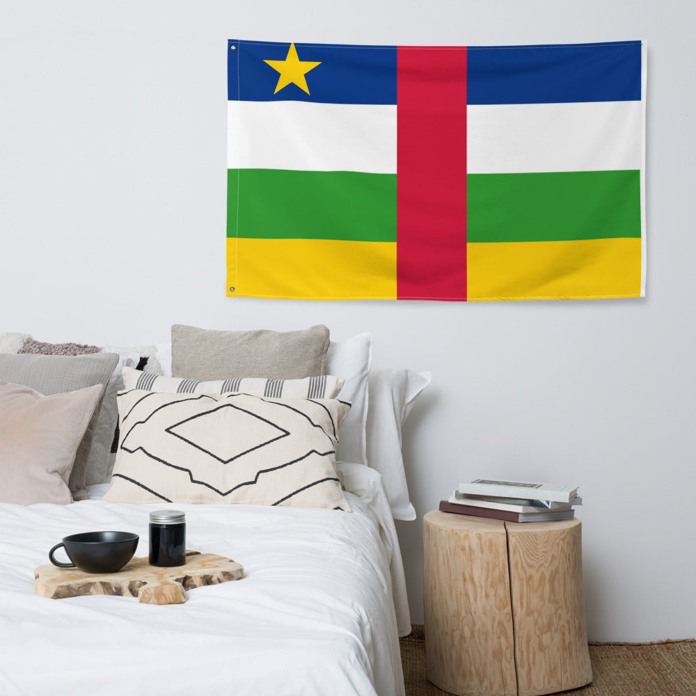 National Flag Wall Flags - Collection 1 Central African Republic flag