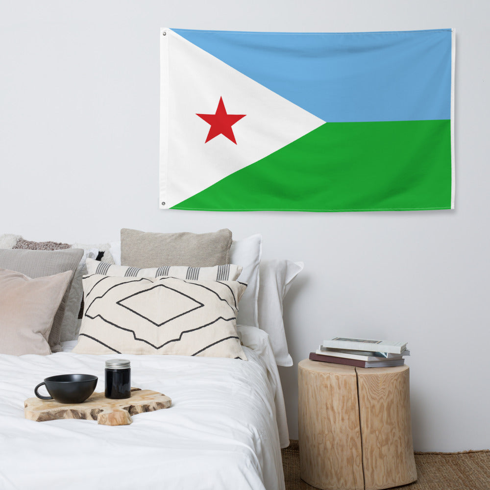 National Flag Wall Flags - Collection 1 Djibouti flag