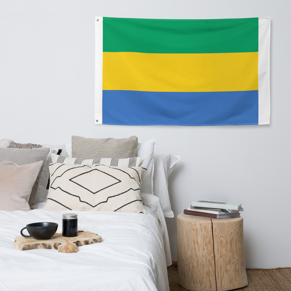 National Flag Wall Flags - Collection 1 Gabon flag