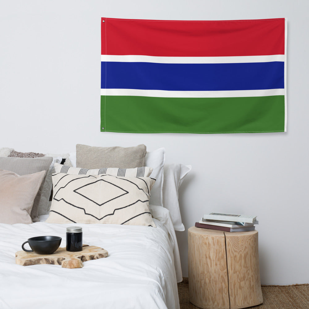 National Flag Wall Flags - Collection 1 Gambia flag