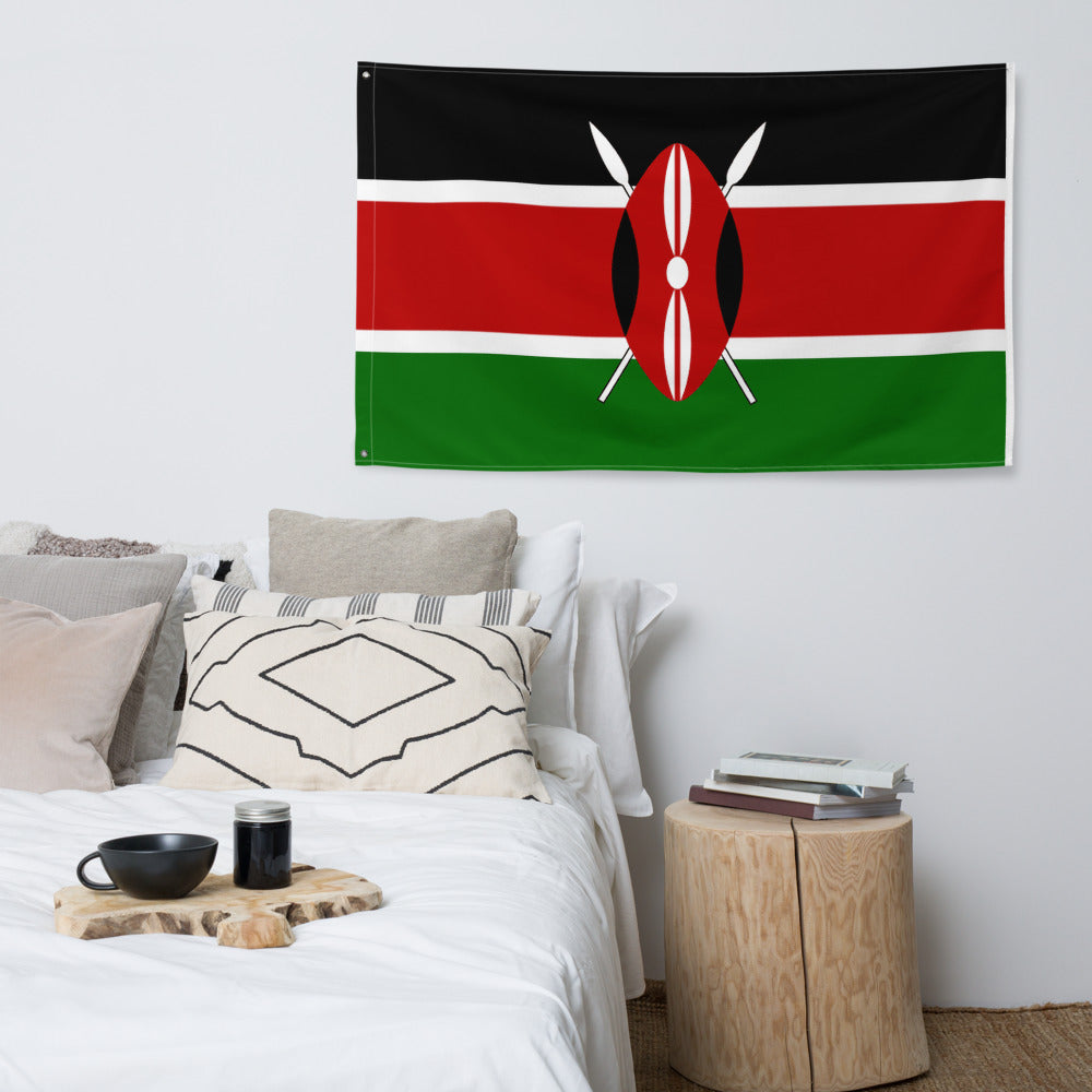 National Flag Wall Flags - Collection 1 Kenya flag