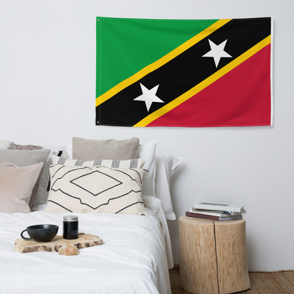 National Flag Wall Flags - Collection 1 Saint Kitts and Nevis flag