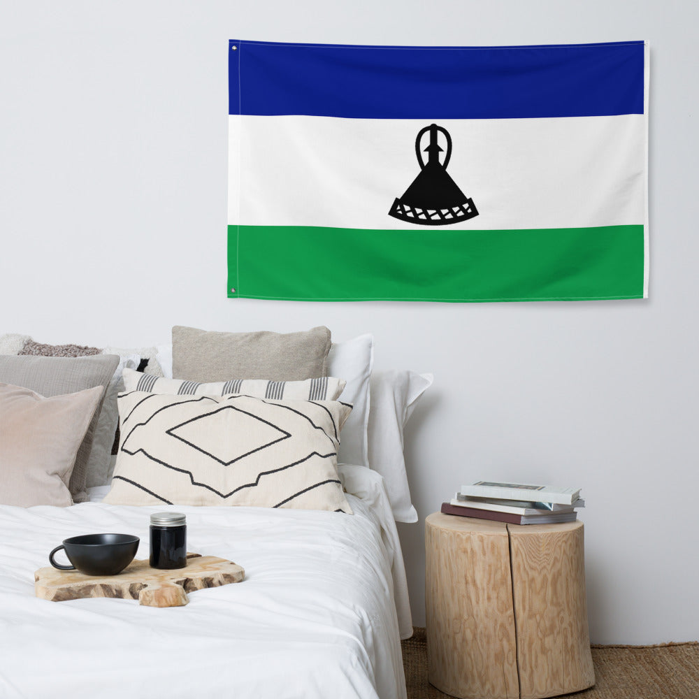 National Flag Wall Flags - Collection 2 Lesotho flag