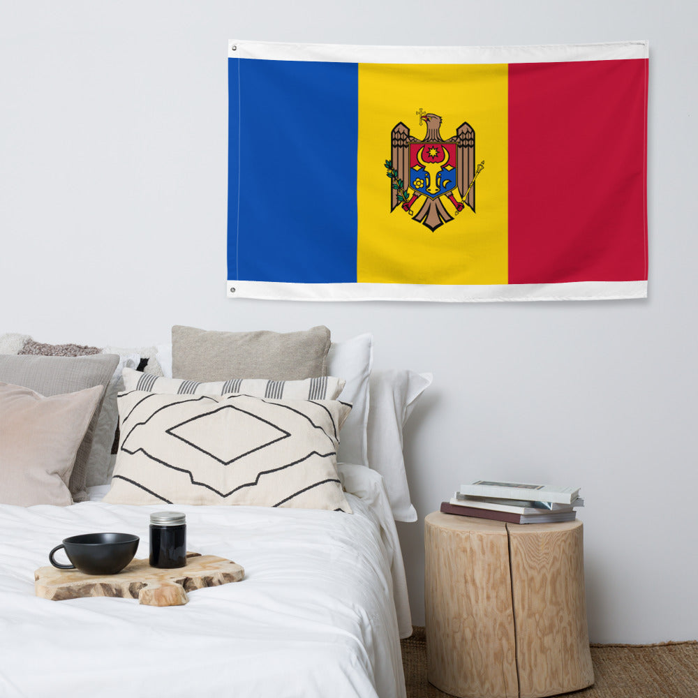 National Flag Wall Flags - Collection 2 Moldova flag