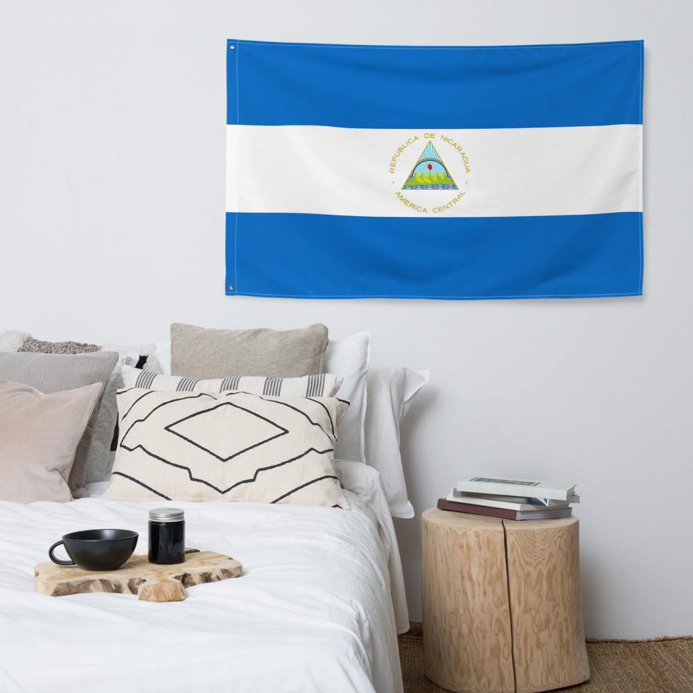 National Flag Wall Flags - Collection 2 Nicaragua flag