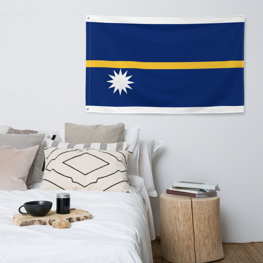 National Flag Wall Flags - Collection 2 Nauru flag