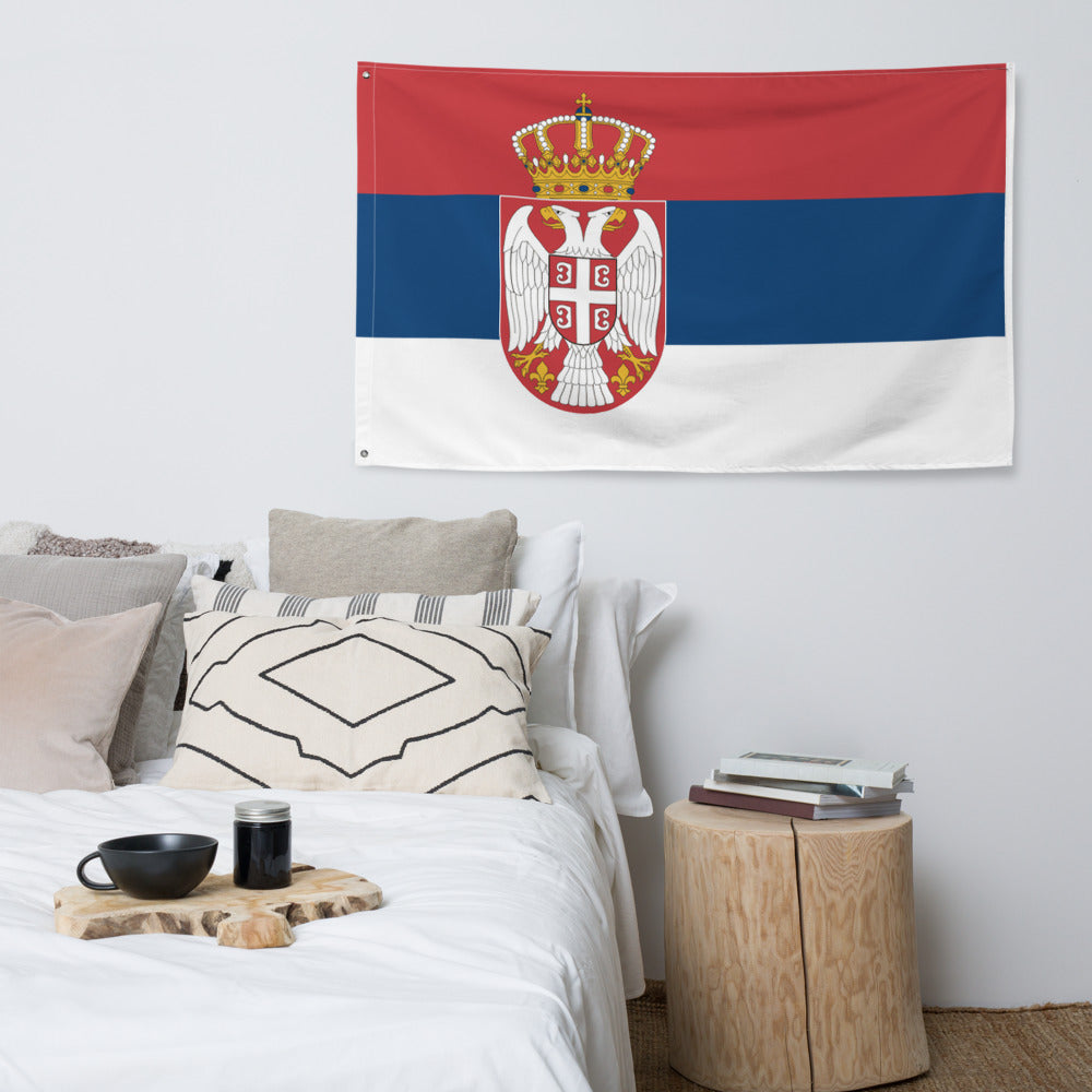 National Flag Wall Flags - Collection 2 Serbia flag