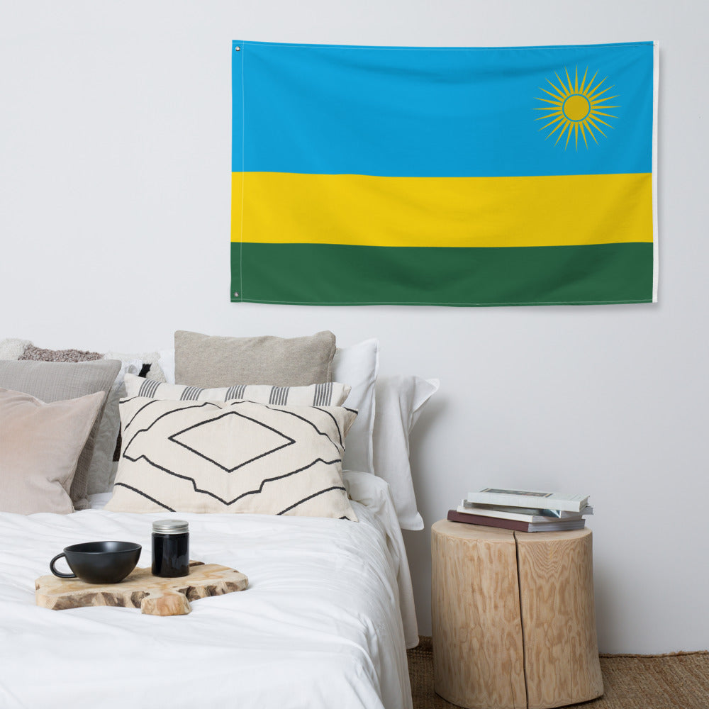 National Flag Wall Flags - Collection 2 Rwanda flag