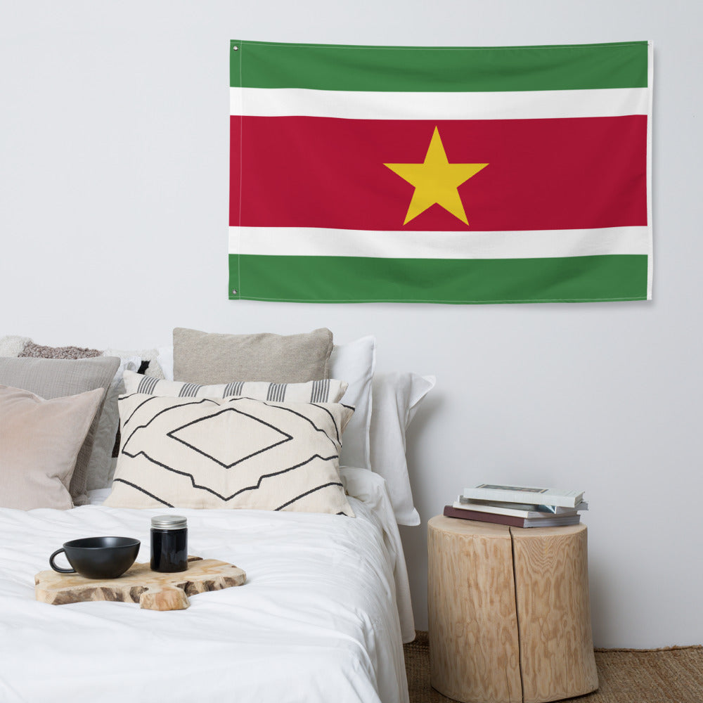 National Flag Wall Flags - Collection 2 Suriname flag