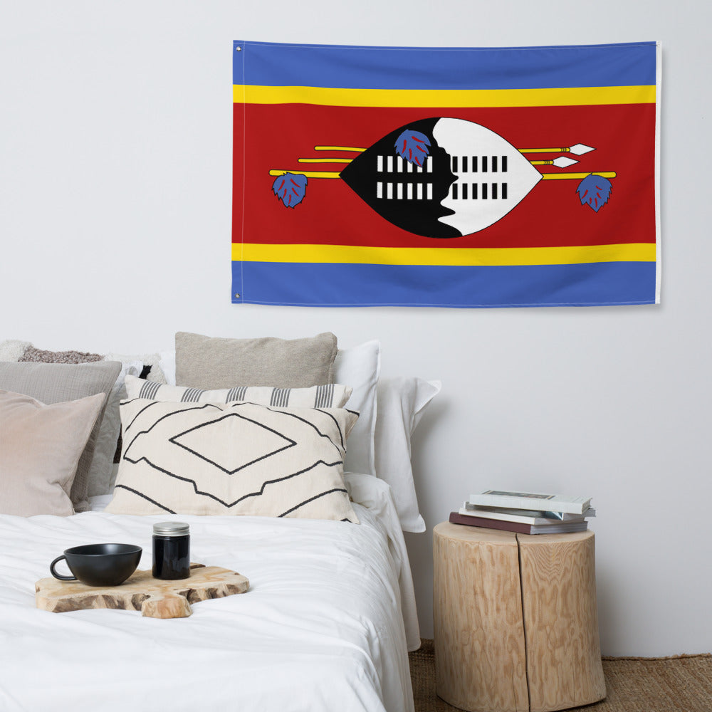 National Flag Wall Flags - Collection 2 Eswatini flag