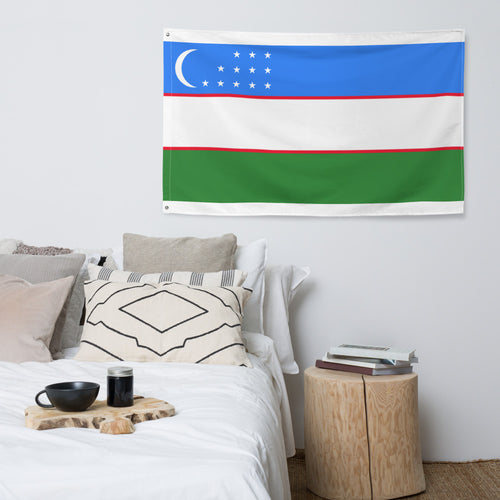 National Flag Wall Flags - Collection 2 Uzbekistan
