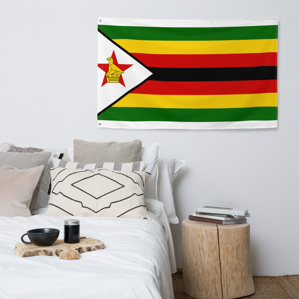 National Flag Wall Flags - Collection 2 Zimbabwe flag